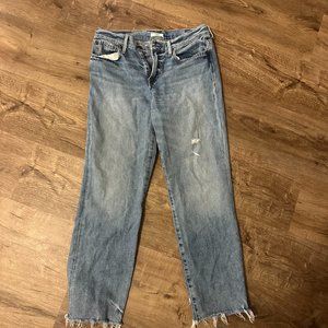 Able Size 25 straight leg jeans